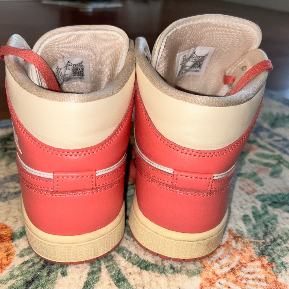 Jordan Women’s Athletic Shoes Pink White - Picture 6 of 10